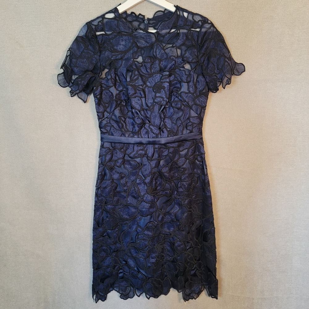JS Collections Dress Lace Mesh Overlay Cocktail Mother Of The Bride Womens 2